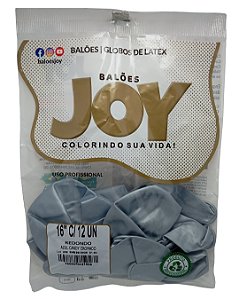 Balão Candy Cromado JOY c/ 25 unid. - Azul - 5