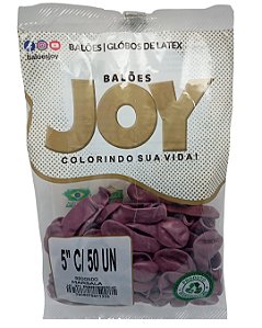 Balão Liso JOY c/ 50 unid. - Marsala - 5