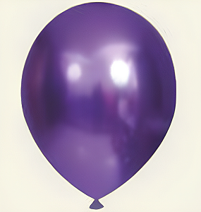 Balão Cromado JOY c/ 25 unid. - Violeta - 5