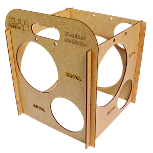 Medidor de Balões - KLF - 3,5" a 10" - Com 4 Placas - 1 unidade
