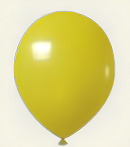 Balão Liso JOY c/ 50 unid. - Amarelo - 9