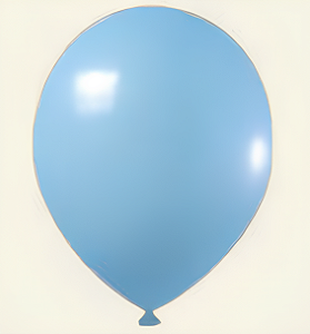 Balão Liso JOY c/ 50 unid. - Azul Claro - 9