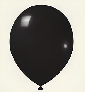 Balão Liso JOY c/ 50 unid. - Preto - 9