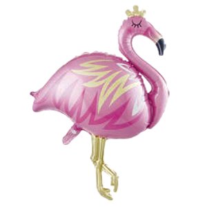 Balão Metalizado Flamingo 52x56,5cm c/ 1 unid.