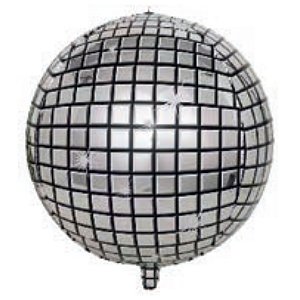 Balão Metalizado Globo 4D 62,5x28,5cm c/1 unidade