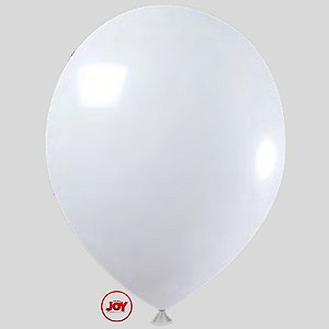 Balão Liso JOY c/ 50 unid. - Cristal - 9