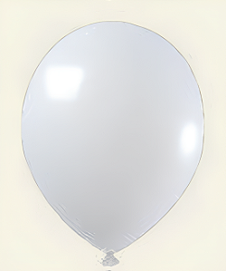 Balão Liso JOY c/ 50 unid. - Branco - 9