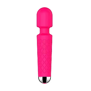 Vibrador USB, Varinha Mágica com 20 Modos de Vibração e 8 Níveis de Velocidade
