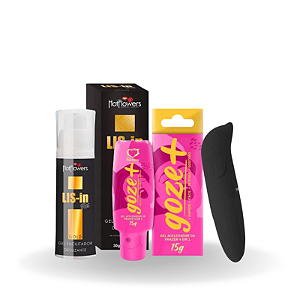 Kit: Lis In, Goze+ e Vibrador Golfinho