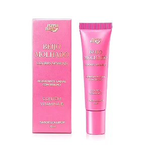 Beijo Molhado Hidratante Labial com Brilho e Vitamina E 15ml Pepper Blend