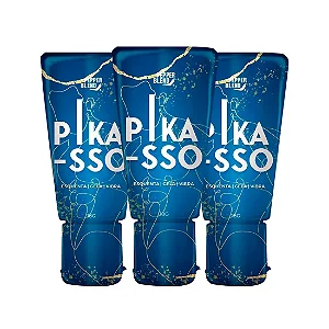 Kit: 3 Pikasso Gel Comestível Esquenta, Gela e Vibra 18g Pepper Blend