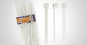 ABRAÇADEIRA DE NYLON 2,5X150MM C/100  BCA/PRETA  7899018418548
