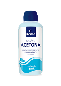 ACETONA 80 ML PLASTICA C/12  AVANTE  7896947010195