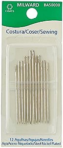 AGULHA MÃO CORRENTE KIT SORTIDA  C/12 UN 7891020424630