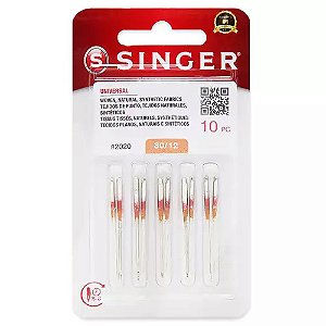 AGULHA MAQUINA SINGER N.12 C/10  037431889164