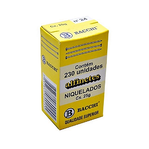 ALFINETE CABECA  N.24  25G BACCHI  7897849600255