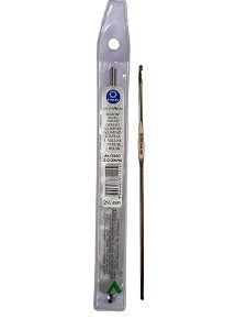 AGULHA CROCHE CORRENTE D980  ESMALTADA N.2½