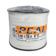 ELASTICO N.10 6MM POLIESTER ROLO 100M REAL  7896554834108