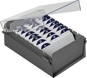 FICHARIO ACRIMET 3 X 5 ACRILICO COM INDICE