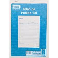 IMPRESSO PEDIDO GDE 1/9  1VIA  75F TILIBRA  7891027153816