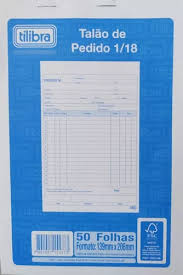 IMPRESSO PEDIDO MED.1/18 1VIA  50F TILIBRA  7891027155773