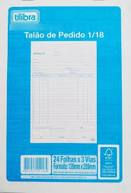 IMPRESSO PEDIDO MED.1/18 3VIAS 24F TILIBRA CÓD.7891027151584