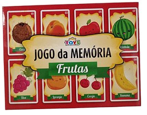 JOGO DA MEMÓRIA FRUTAS  MINI TOYS 7898083365481