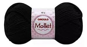 LÃ MOLLET PRETA  PCTE C/05 NOV 40GRS 7891113359405