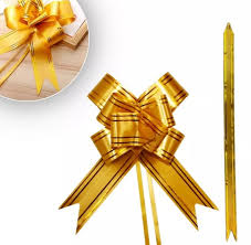 LAÇO FACIL 30MMX48CM OURO C/10  7898542902370