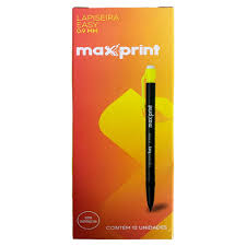 LAPISEIRA MAXPRINT EASY PLASTICA 0,9 MM C/12  7897975073558
