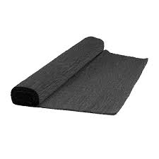 PAPEL CREPOM ART FLOC 48CM X 2M PRETO  7898129992114