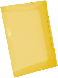 PASTA ELASTICO PP OFICIO FINA AMARELA DAC  7897237363847