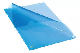PASTA EM L TRANSPARENTE AZUL  PCTE C/10  DAC  7897237303331