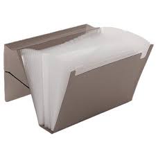 PASTA SANFONA A-4 PP C/31 DIVISOES  BC/FU