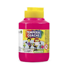 TINTA GUACHE 250 ML MAGENTA ACRILEX  7891153020341