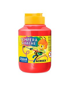 TINTA GUACHE 250 ML VERMELHO FOGO  ACRILEX  7891153020150
