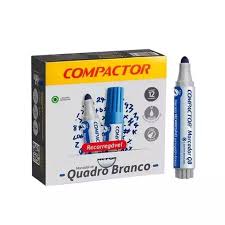 PINCEL P/QUADRO BRANCO COMPACTOR AZUL TURQUESA
