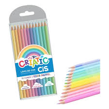 LAPIS COR CIS 12 CORES TOM PASTEL