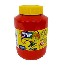 TINTA GUACHE 500 ML  VERMELHO ACRILEX  7891153020266