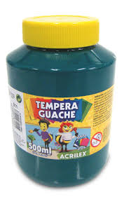 TINTA GUACHE 500 ML VERDE ACRILEX  7891153020273