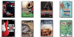 C.D.10 X 1 PAUTA BRANCA MASCULINO 200FLS PCTE C/3UN