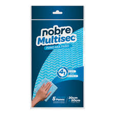 PANO MULTIUSO 30X50 PCTE C/5 UN NOBRE 7899682765085