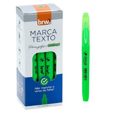 CANETA MARCA TEXTO BRW VERDE 7898936754271