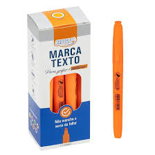 CANETA MARCA TEXTO BRW LARANJA 7898936754219