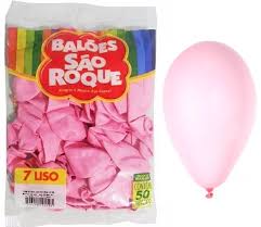 BEXIGA SÃO ROQUE N.7 ROSA BABY 7896243104505