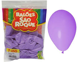 BEXIGA SÃO ROQUE N.7 LILAS BABY 7896243104499