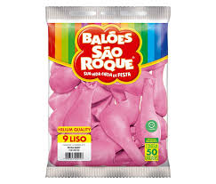 BEXIGA SÃO ROQUE N.9 C/50 ROSA BABY 7896243102198
