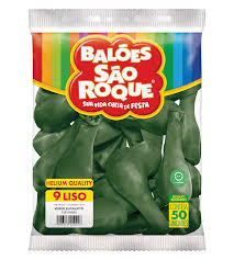 BEXIGA SÃO ROQUE N.9 C/50 VERDE MUSGO 7896243135196