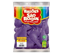 BEXIGA SÃO ROQUE N.9 C/50 ROXO UVA 7896243102051