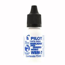 TINTA P/PINCEL QUADRO BRANCO PRETA PILOT 7897424002610